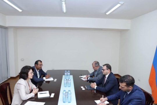 ԱԳՄԱ նախարարի տեղակալը հանդիպել է ԱԶԲ հայաստանյան մշատական առաքելության տնօրենի հետ