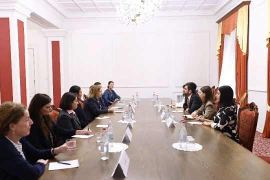 Քրիստինա Քվինի գլխավորած պատվիրակությունը հյուրընկալվել է խորհրդարանում