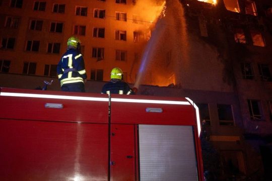 There are injuries from Russian airstrikes in Kiev and Odessa