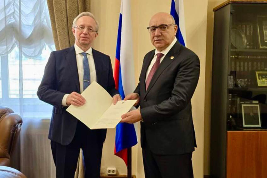 Միխայիլ Գալուզինն ու Գուրգեն Արսենյանը քննարկել են ռուս-հայկական հարաբերությունների արդիական հարցերը