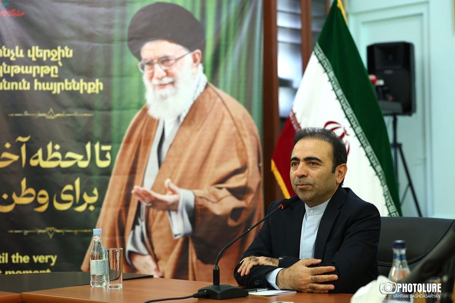 "The Iranian ambassador has crossed the border by demanding Azerbaijan." The Azerbaijani press responded to Shirgolami's words: "The Nation"