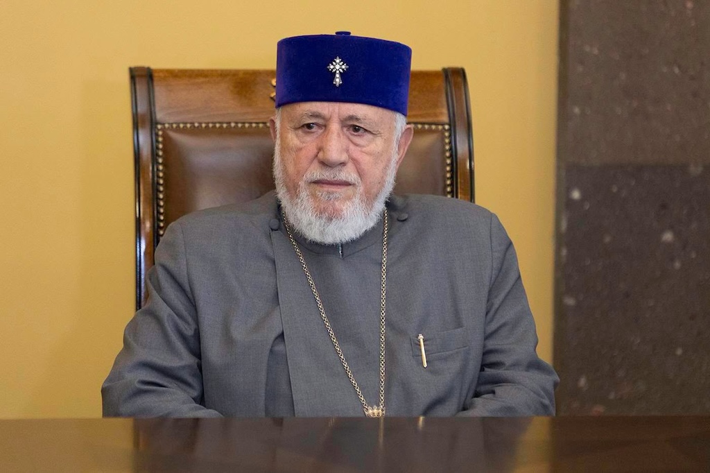 "The Catholicos of All Armenians is still forbidden to leave his own country." Ara Zohrabyan