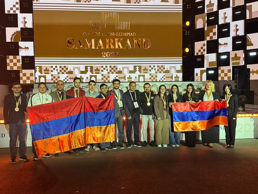 Հայաստանի շախմատի հավաքականները՝ օլիմպիադայի Ա խմբի բրոնզե մեդալակիրներ