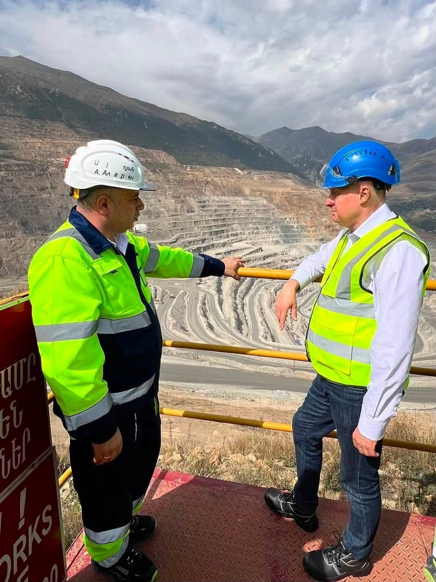 Sergey Kopyrkin visited the Zangezur and Agarak copper and molybdenum plants