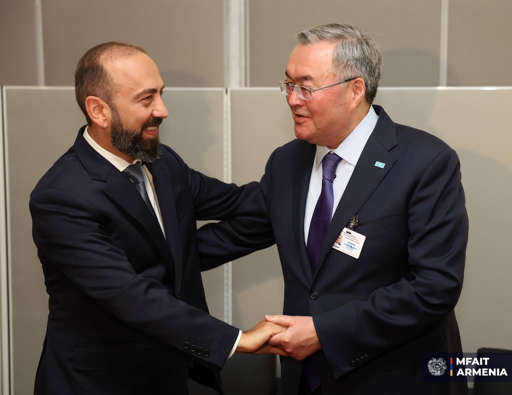 Ararat Mirzoyan and the Minister of Foreign Affairs of Kazakhstan met in New York