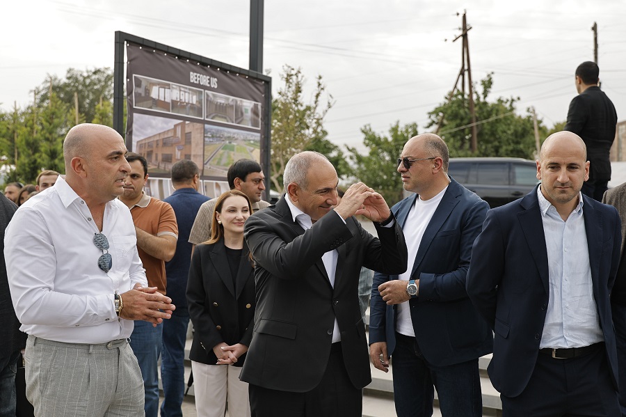 Nikol Pashinyan was present at the opening ceremony of the Noah FC youth football center