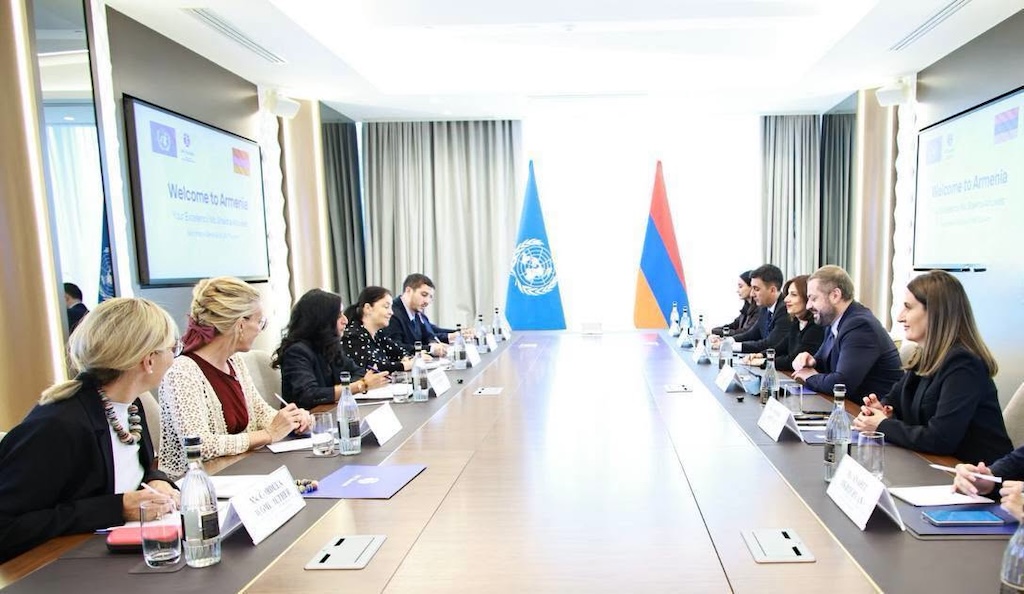 Papoyan discussed tourism development prospects with the Secretary-General of the UN World Tourism Organization