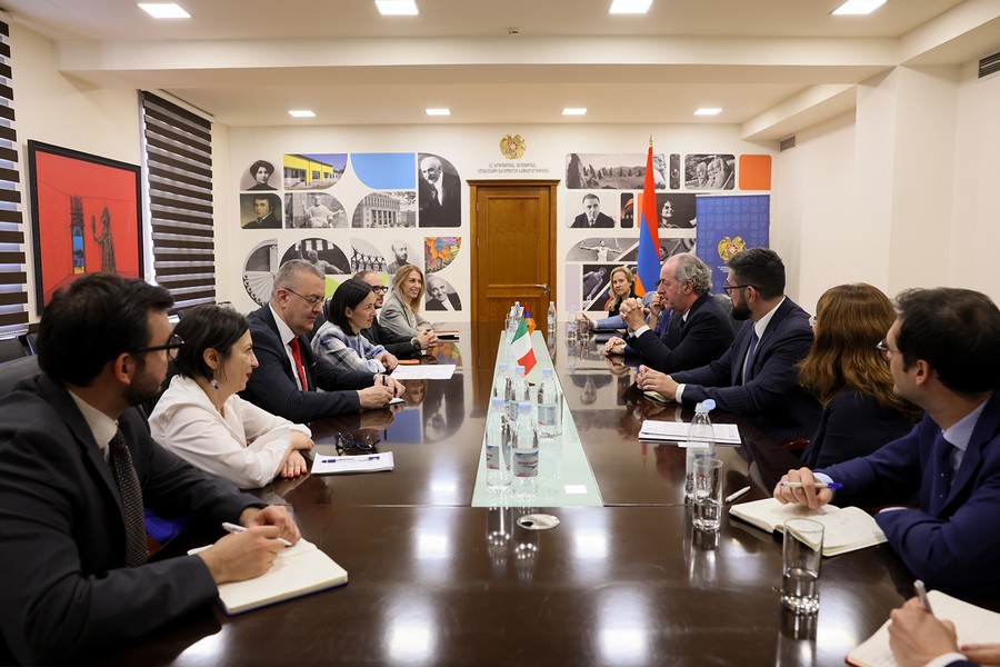 Zhanna Andreasyan and Luca Zaya emphasized the special role of Venice in the preservation and popularization of Armenian culture and Armenology.