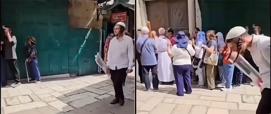 Two Israelis spat at Armenian Catholic monastery in Jerusalem