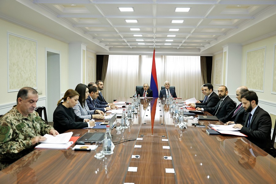 ԱԽ նիստում քննարկվել են Անվտանգության խորհրդի իրավասությանը վերաբերող հարցեր