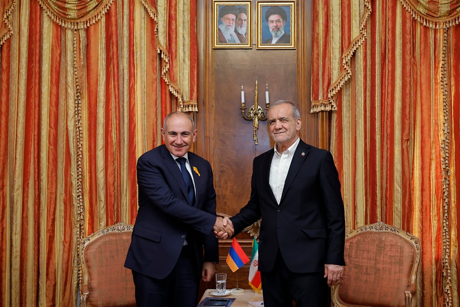 Pashinyan and Pezeshkian discussed bilateral trade and economic relations and steps aimed at expanding them.