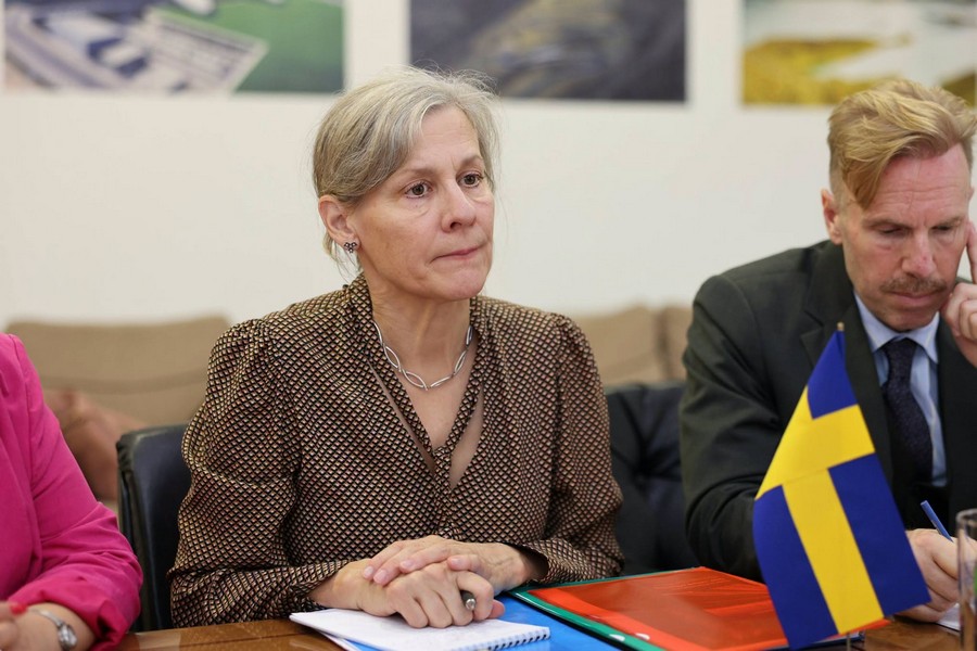 Waste management program discussed: David Khudatyan received the Swedish Ambassador