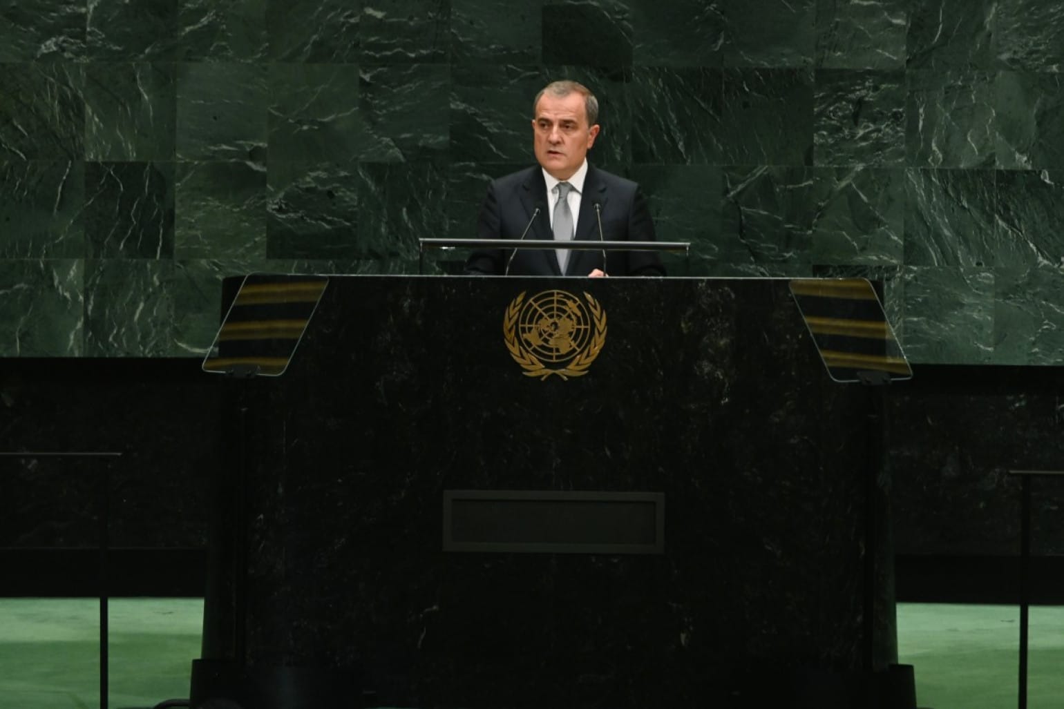 La paix de facto est instaurée entre l’Azerbaïdjan et l’Arménie affirme Jeyhun Bayramov à l’ONU
