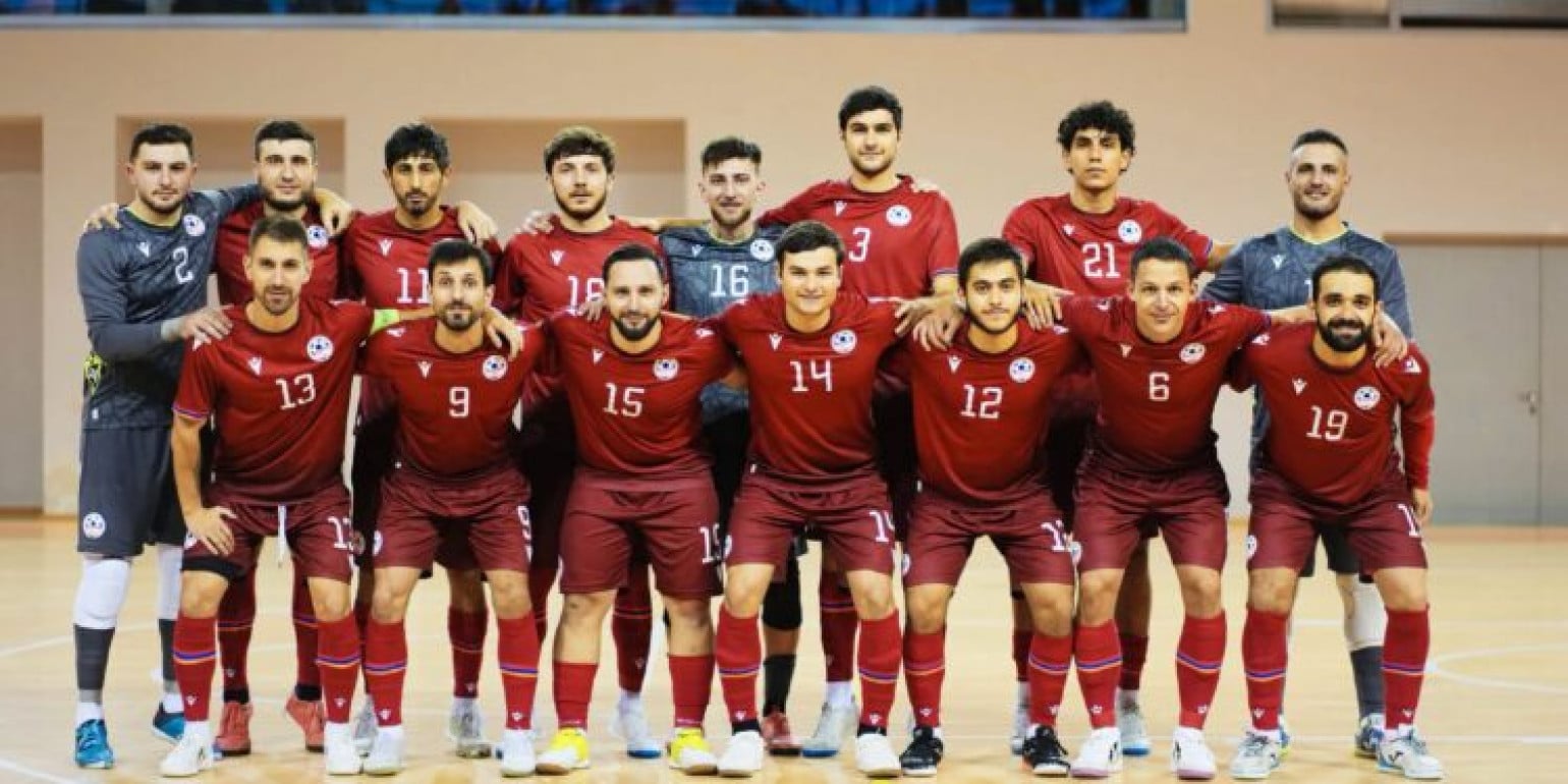 L’équipe nationale d’Arménie de futsal bat la Moldavie (4-3) en match amical