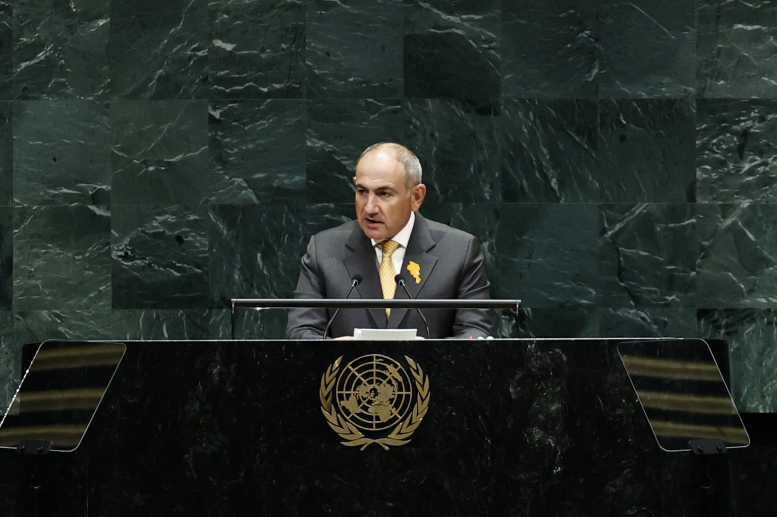 Nikol Pachinian à la tribune de l’ONU à New York : La paix entre l’Arménie et l’Azerbaïdjan, instaurée grâce au soutien et à la participation personnelle de Trump, a ouvert de nouvelles perspectives pour notre région