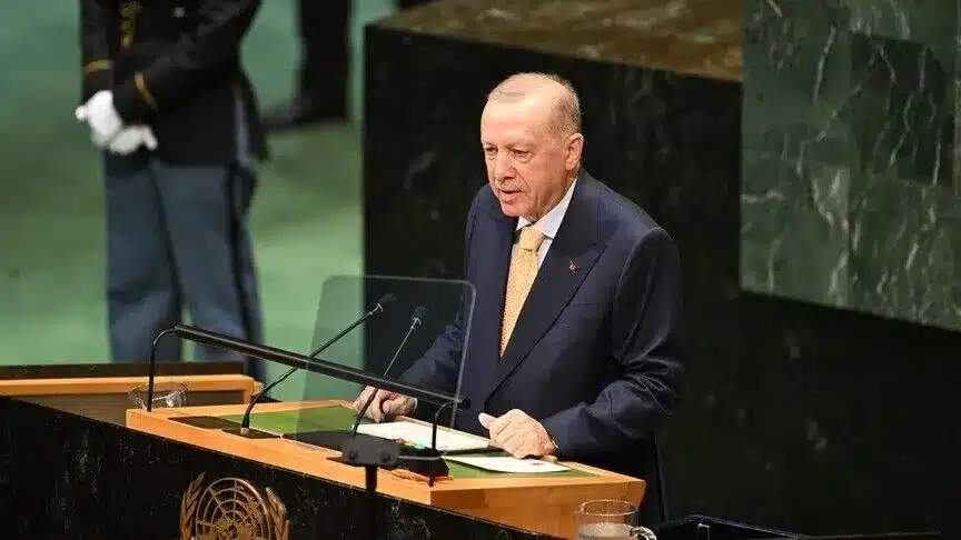 Erdogan at the UN General Assembly: We hope that lasting peace will be established between Azerbaijan and Armenia