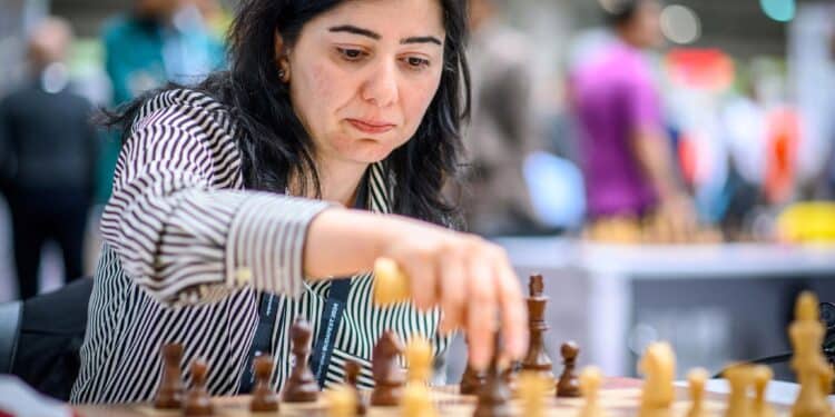 L’équipe féminine d’Arménie est 3e après 8 rondes au classement provisoire des 46e Olympiades mondiales d’échecs à Samarcande, en Ouzbékistan