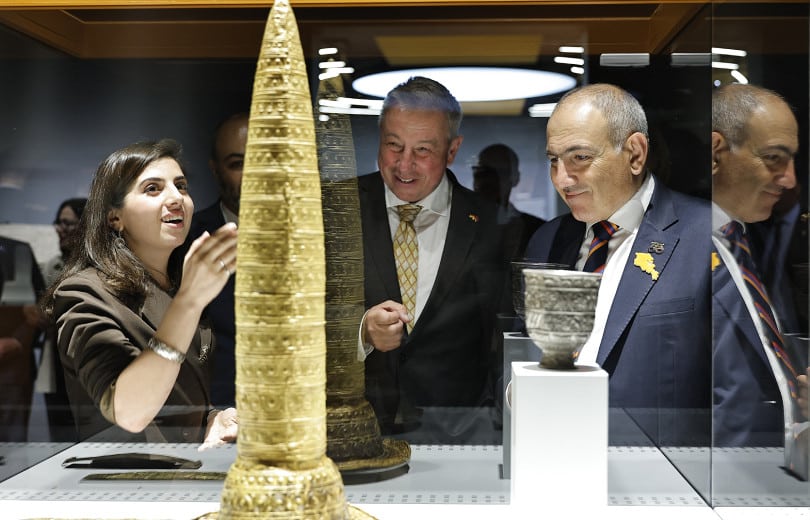 More than 50 works from 6 museums on Berlin's Museum Island are on display in Yerevan: The Armenian Prime Minister attended the exhibition's opening.