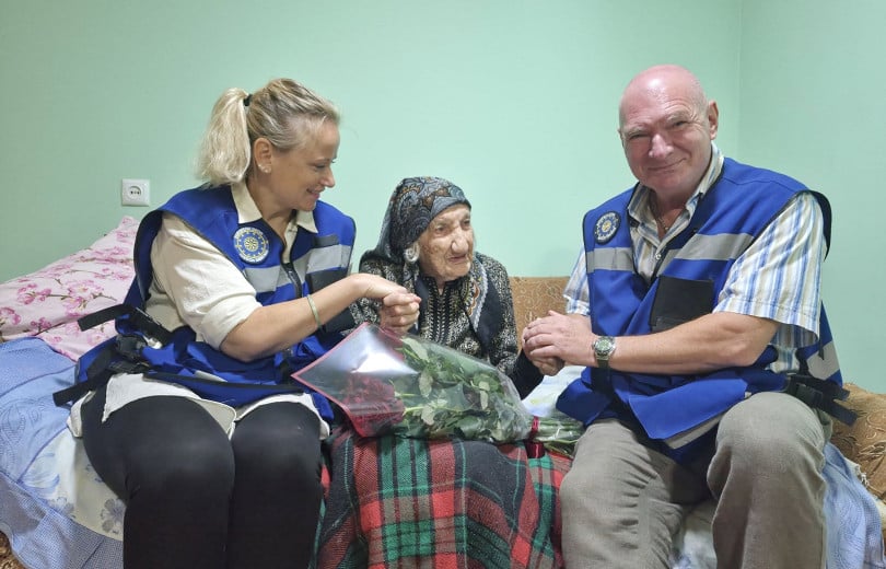 EU Mission to the Republic of Armenia: We visited Manyak, a 102-year-old grandmother, in Choratan. Happy International Day of Older Persons!