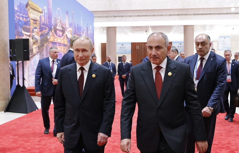 Nikol Pachinian s’est entretenu brièvement avec Vladimir Poutine et Kassym-Jomart-Tokaïev dans le cadre du sommet de la CEI au Turkménistan
