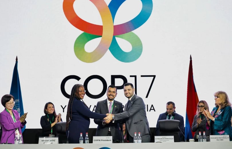 Le ministre de l’Environnement d’Arménie Hambardzum Matevosyan élu président de la COP17