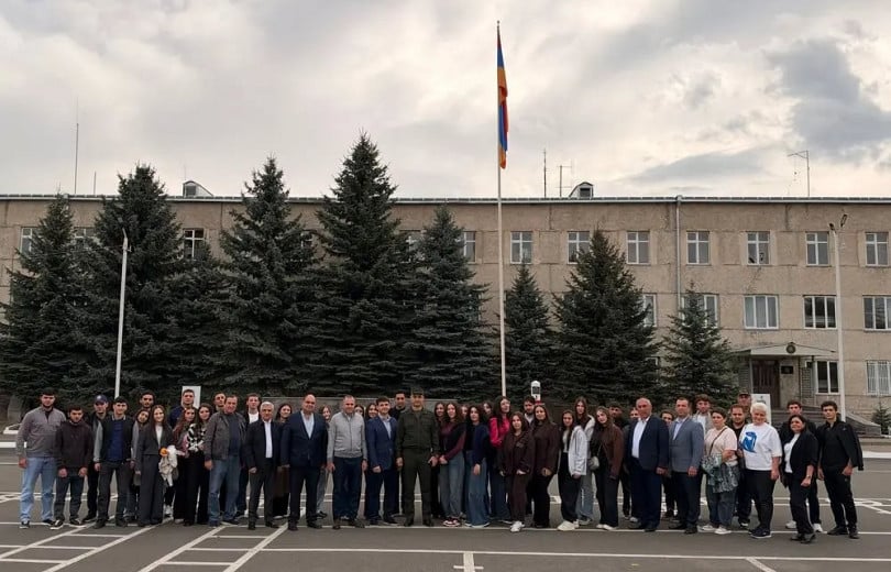 Visite d’étude des étudiants des établissements d’enseignement supérieur à la frontière de l’Arménie