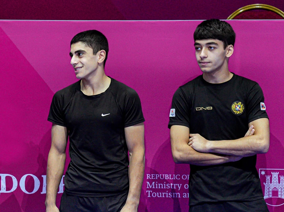 Les quatre membres de l’équipe masculine de gymnastique d’Arménie se sont qualifiés pour les finales des Championnats du monde de Rotterdam