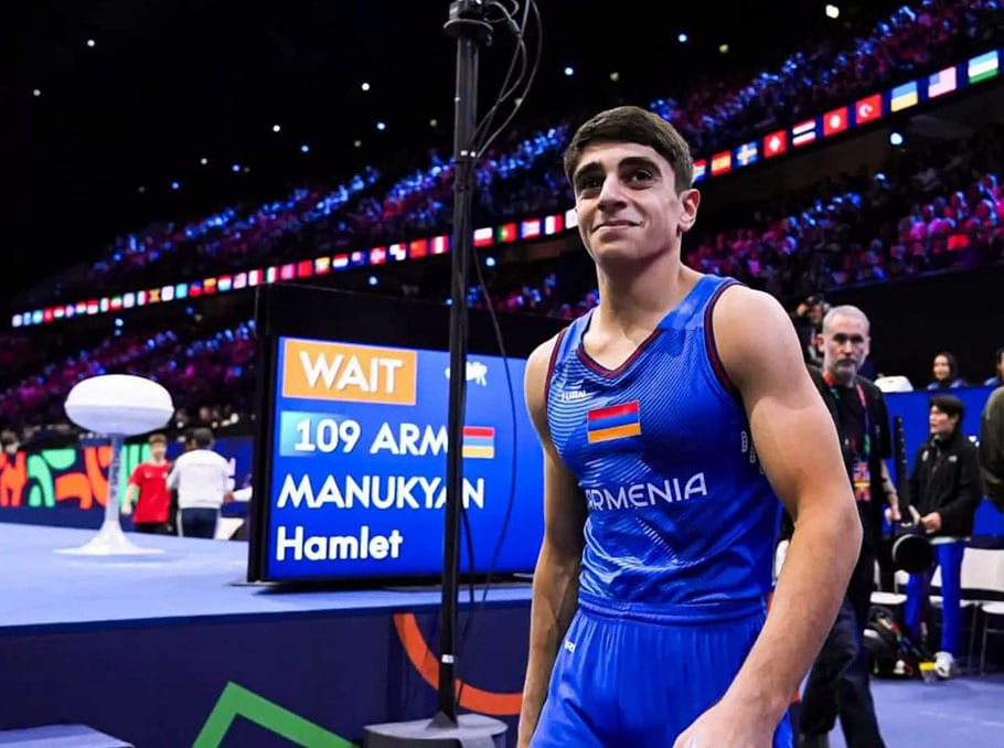 Hamlet Manukyan (Arménie) : Je rêvais de devenir champion du monde au cheval d’arçons