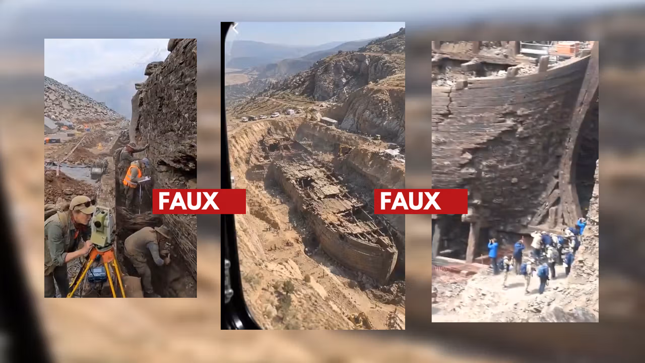 Un reportage de TF1 démontre que les informations de la découverte de l’arche de Noé sur le mont Ararat relèvent des fake news