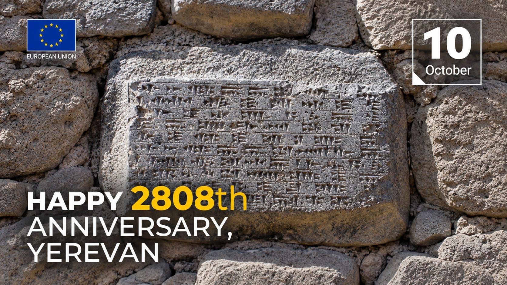 The EU delegation in Armenia congratulated Yerevan on its 2808th anniversary and reviewed the programs implemented.