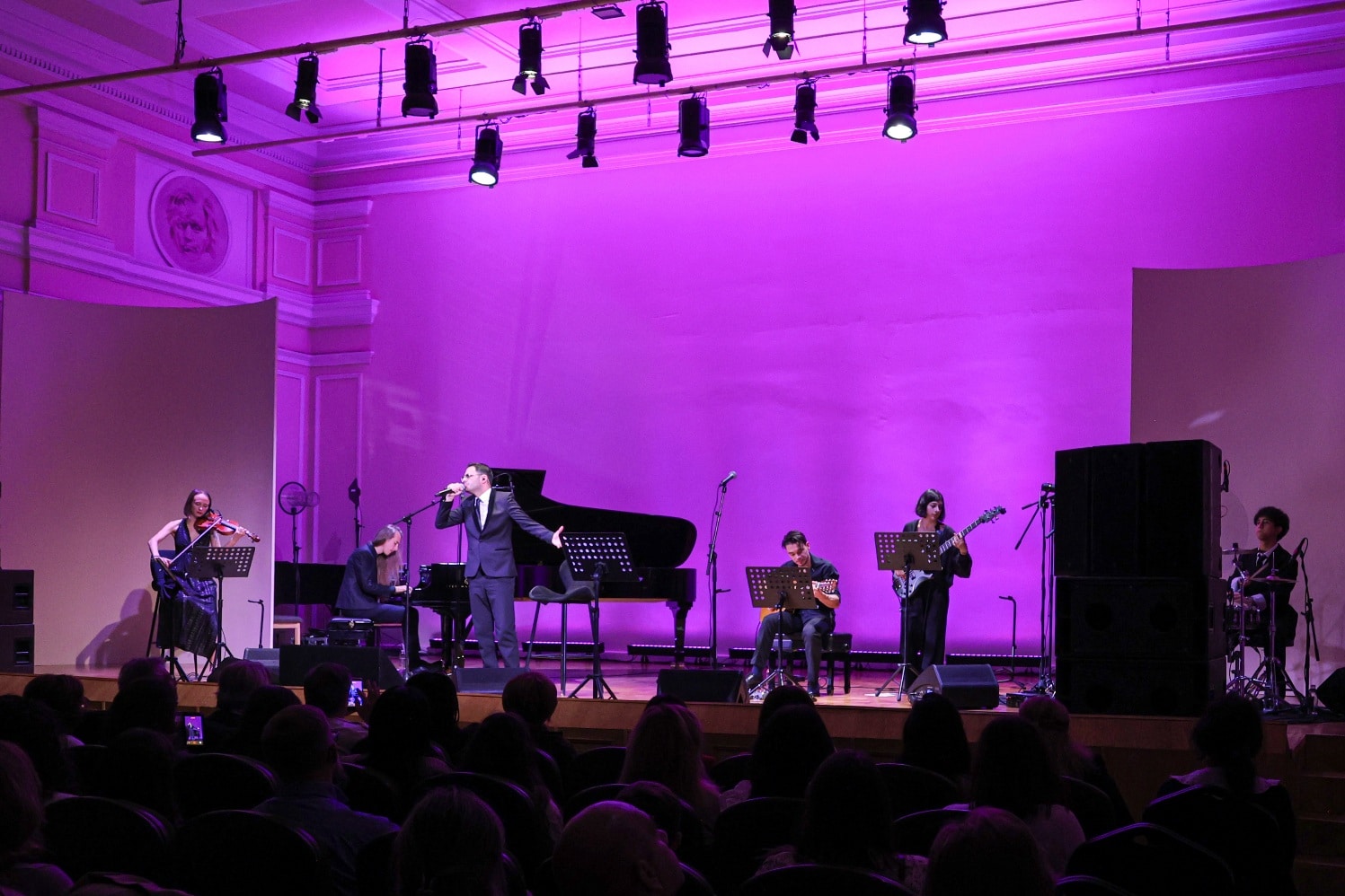Salle comble pour le concert de Grégory Bakian à Erevan