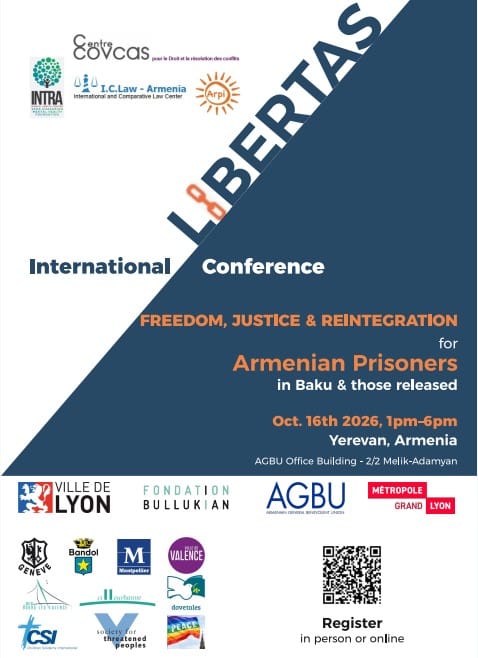 L’ONG Libertas organise la première conférence internationale sur les prisonniers-otages arméniens
