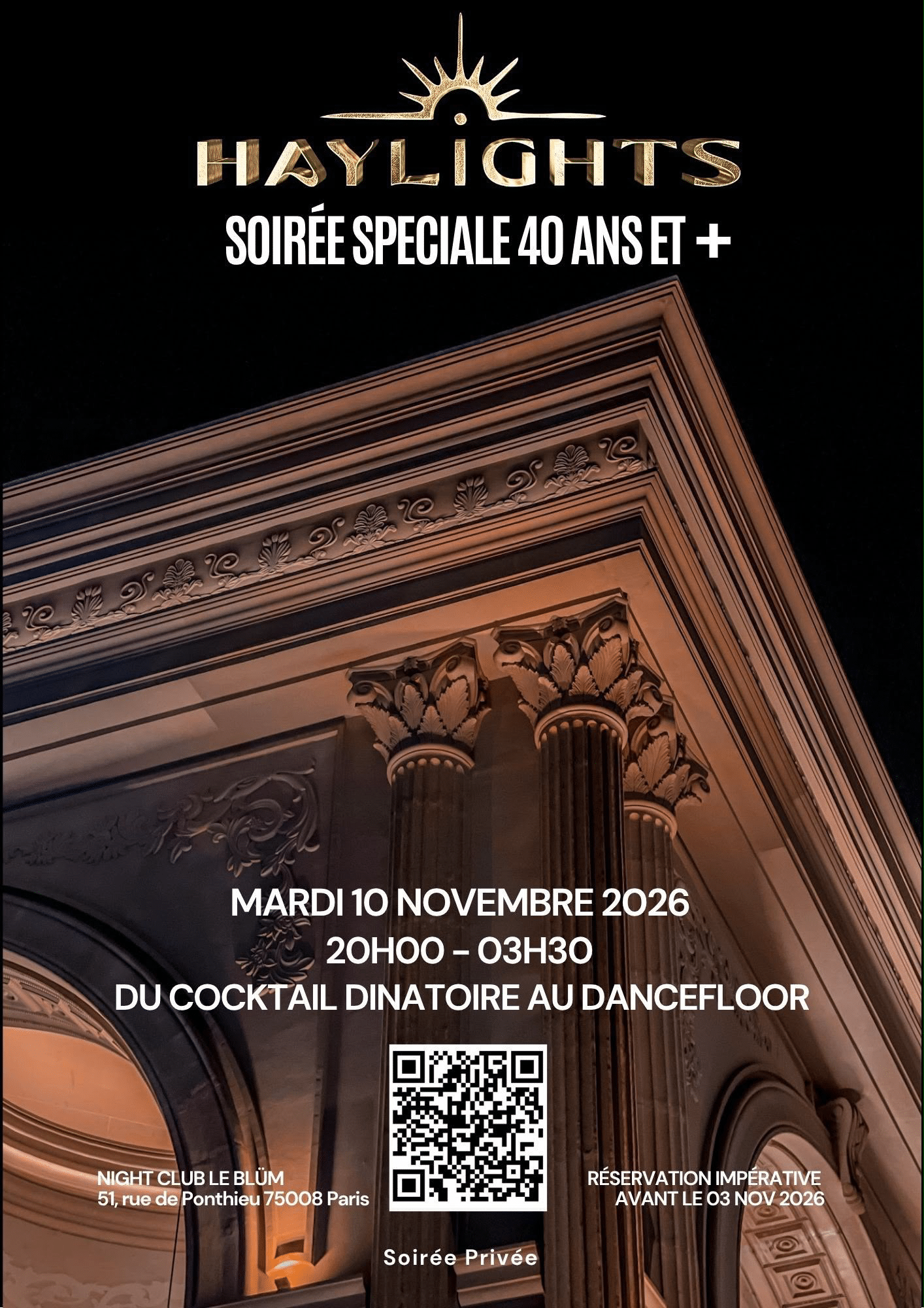 Haylights, the party for those 40 and over, on November 10th