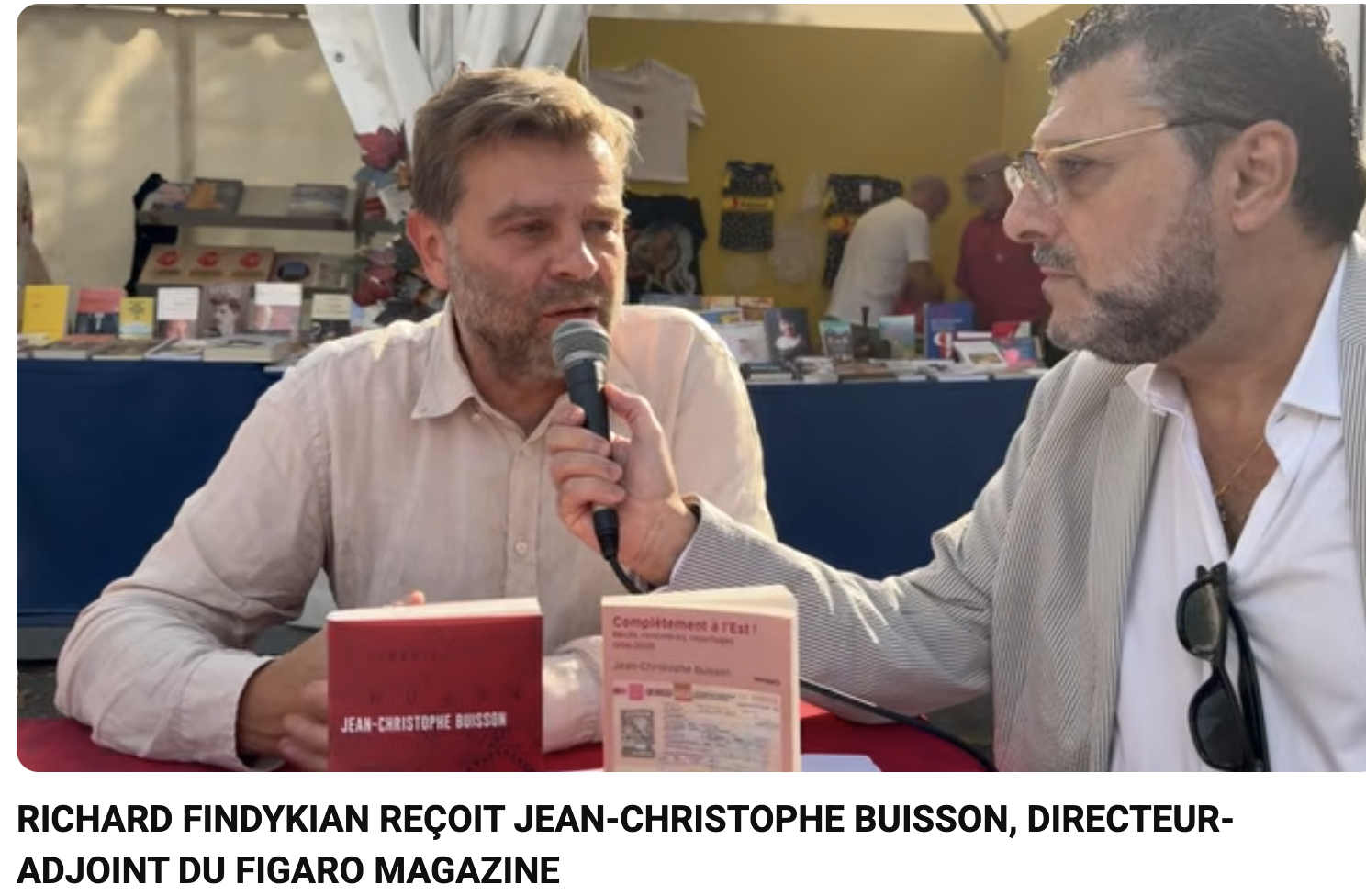 RICHARD FINDYKIAN INTERVIEWS JEAN-CHRISTOPHE BUISSON, DEPUTY DIRECTOR OF FIGARO MAGAZINE