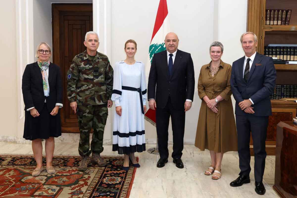 Callas Visits President Aoun: "The European Union is Ready to Provide the Necessary Assistance to Lebanon"