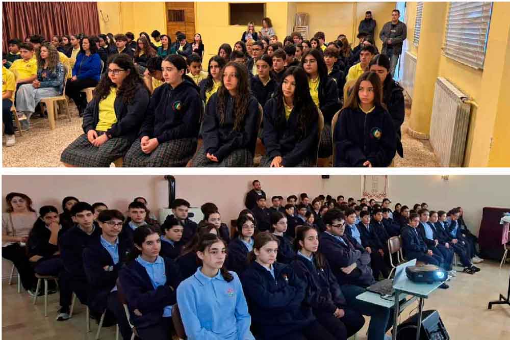 The Memory of Martyr Kevork Hajian from Aynchar Was Commemorated in Aynchar Schools