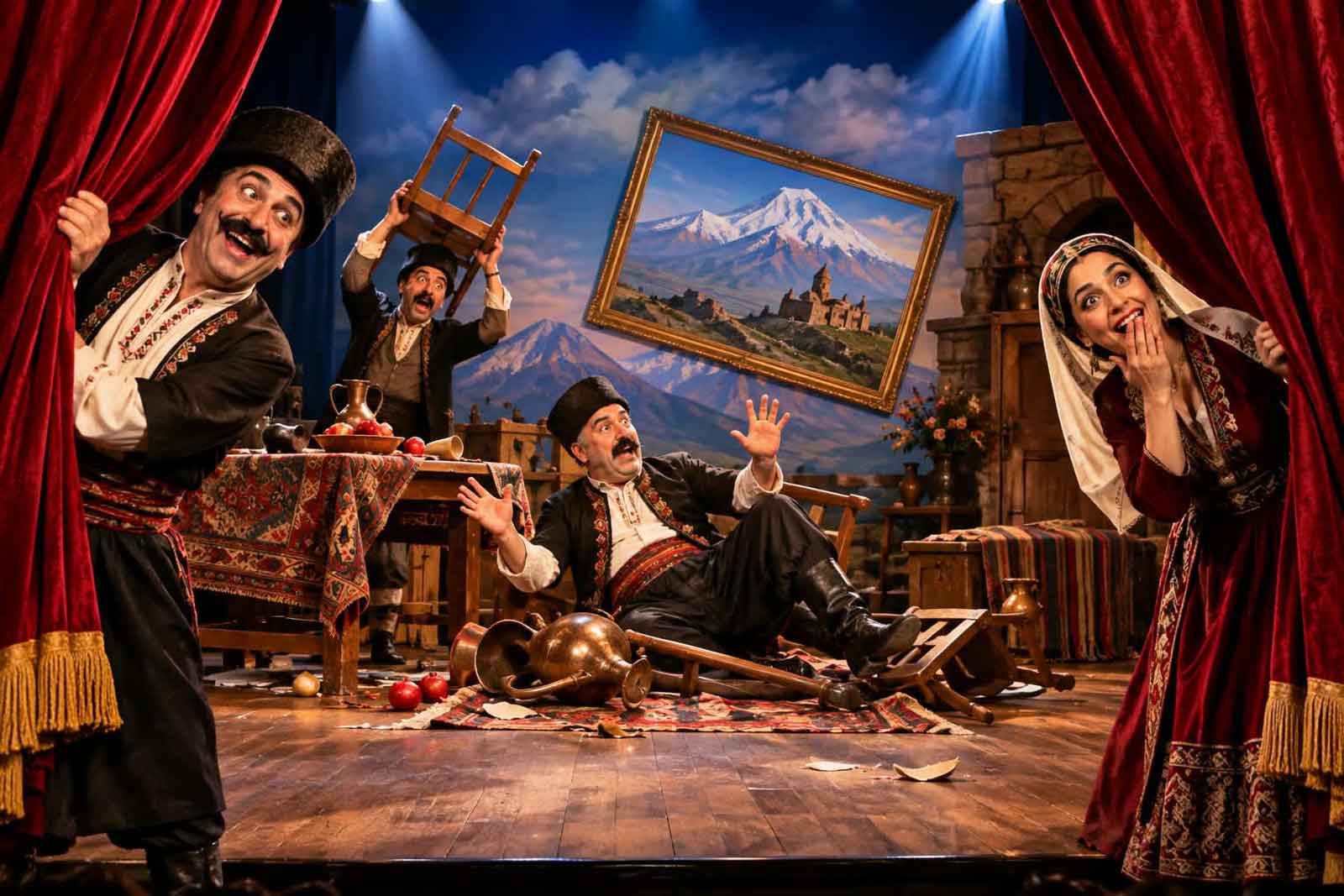 The Theater's "Crazy" Will Keep Varagoyr Open With a Comedy Performance...