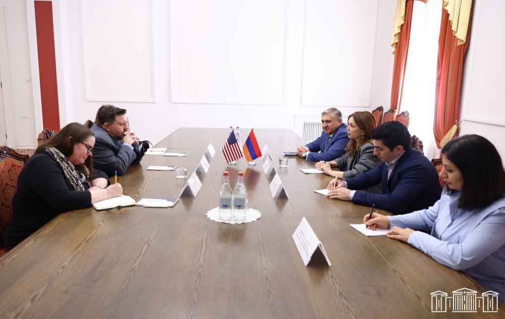 "Armenia" Faction Deputies Meet with US Chargé d'Affaires to Armenia David Allen