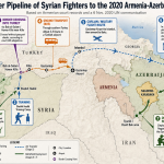 Documentos judiciales armenios expusieron la red utilizada por Turquía y Azerbaiyán para trasladar yihadistas sirios a Artsaj durante la guerra de 2020