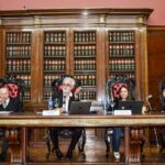 Luis Moreno Ocampo, Valeria Thus, Oscar López Goldaracena and Jairo Straccia analyzed the denial of the Armenian Genocide and the situation of Artsakh during a talk at the Faculty of Law of the UBA