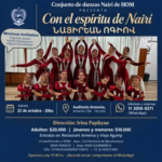 The Nairí Dance Ensemble of HOM will present its annual show “With the spirit of Nairí” in Buenos Aires