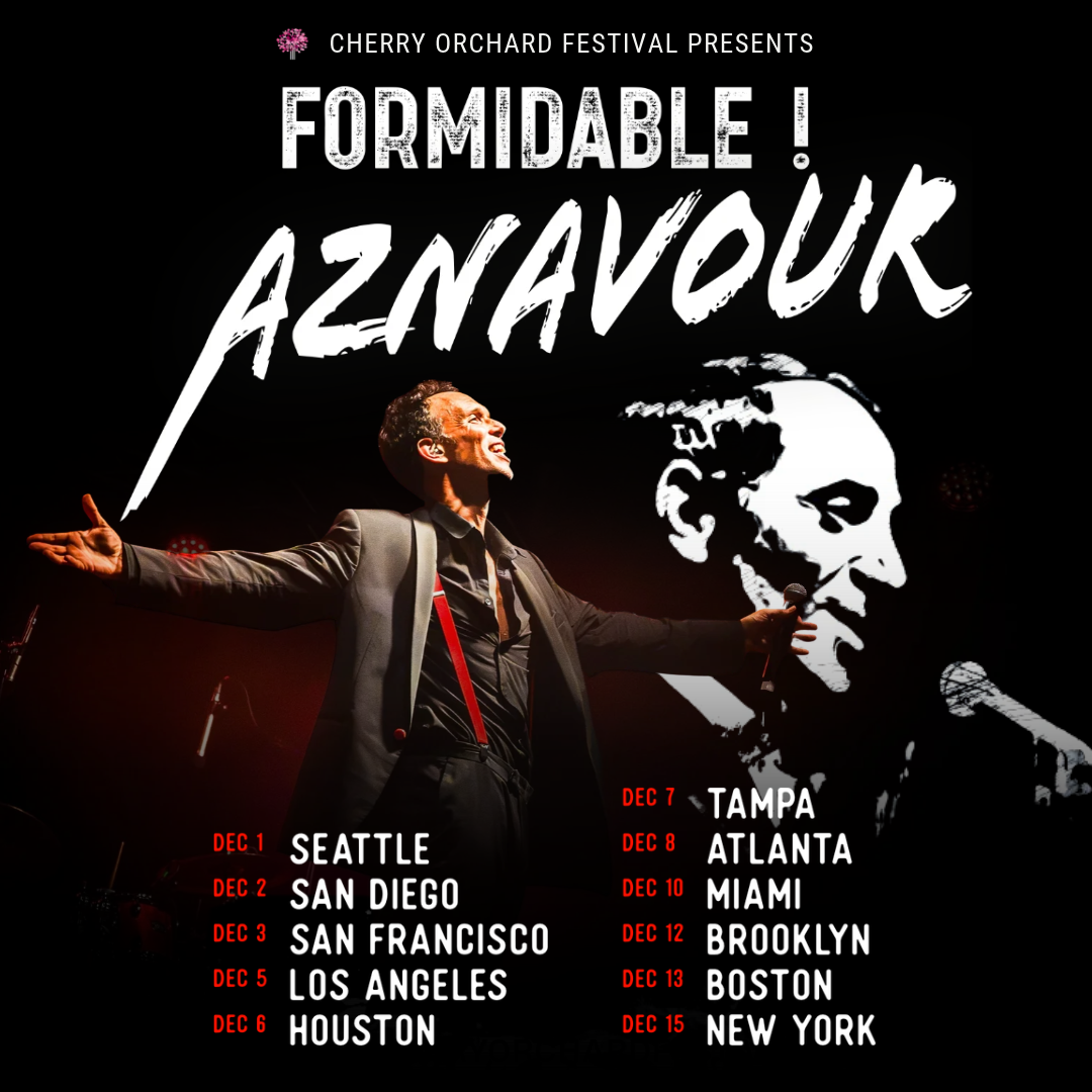 “Formidable! Aznavour” to Bring Tribute to Legendary French-Armenian Singer to Glendale’s Alex Theatre on December 5