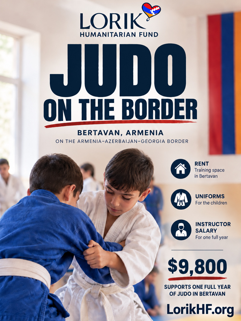 Lorik Humanitarian Fund Launches “Judo on the Border” in Bertavan, Armenia