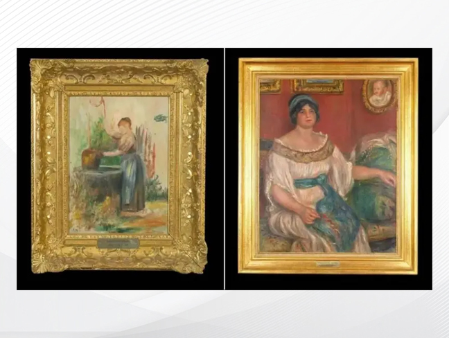 Police recover Renoir paintings stolen from French museum