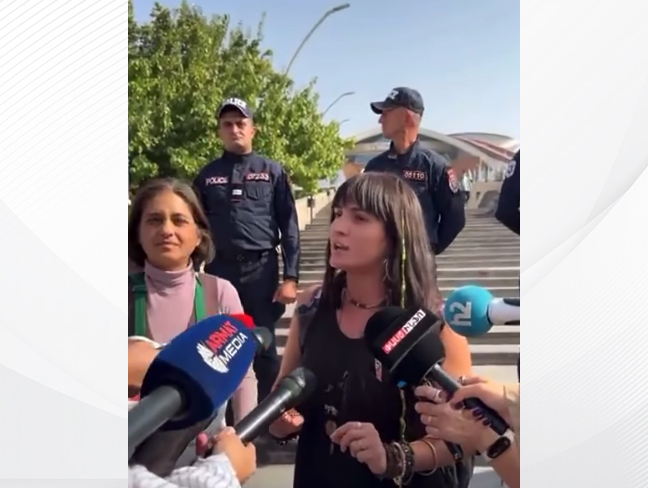 Ցույց՝ Ամուլսարի շահագործման դեմ․ Բնապահպանը ոստիկանին մեղադրել է սեքսիստական վերաբերմունքի մեջ