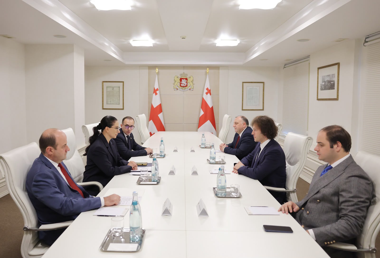 ՀՀ գլխավոր դատախազ Աննա Վարդապետյանին ընդունել է Վրաստանի վարչապետ Իրակլի Կոբախիձեն