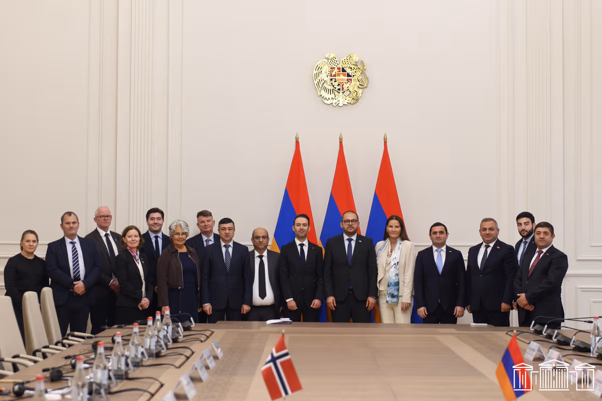 Նորվեգիայի խորհրդարանի պատվիրակության հետ քննարկվել են Հայաստանում շրջակա միջավայրի պահպանմանն առնչվող խնդիրները