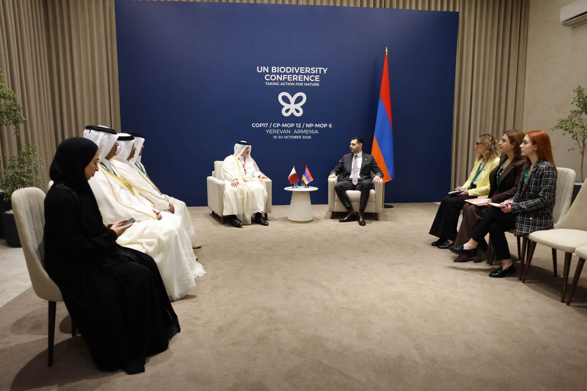 Քննարկվել են շրջակա միջավայրի ոլորտում հայ-կատարական երկկողմ հարաբերությունների զարգացման հեռանկարները