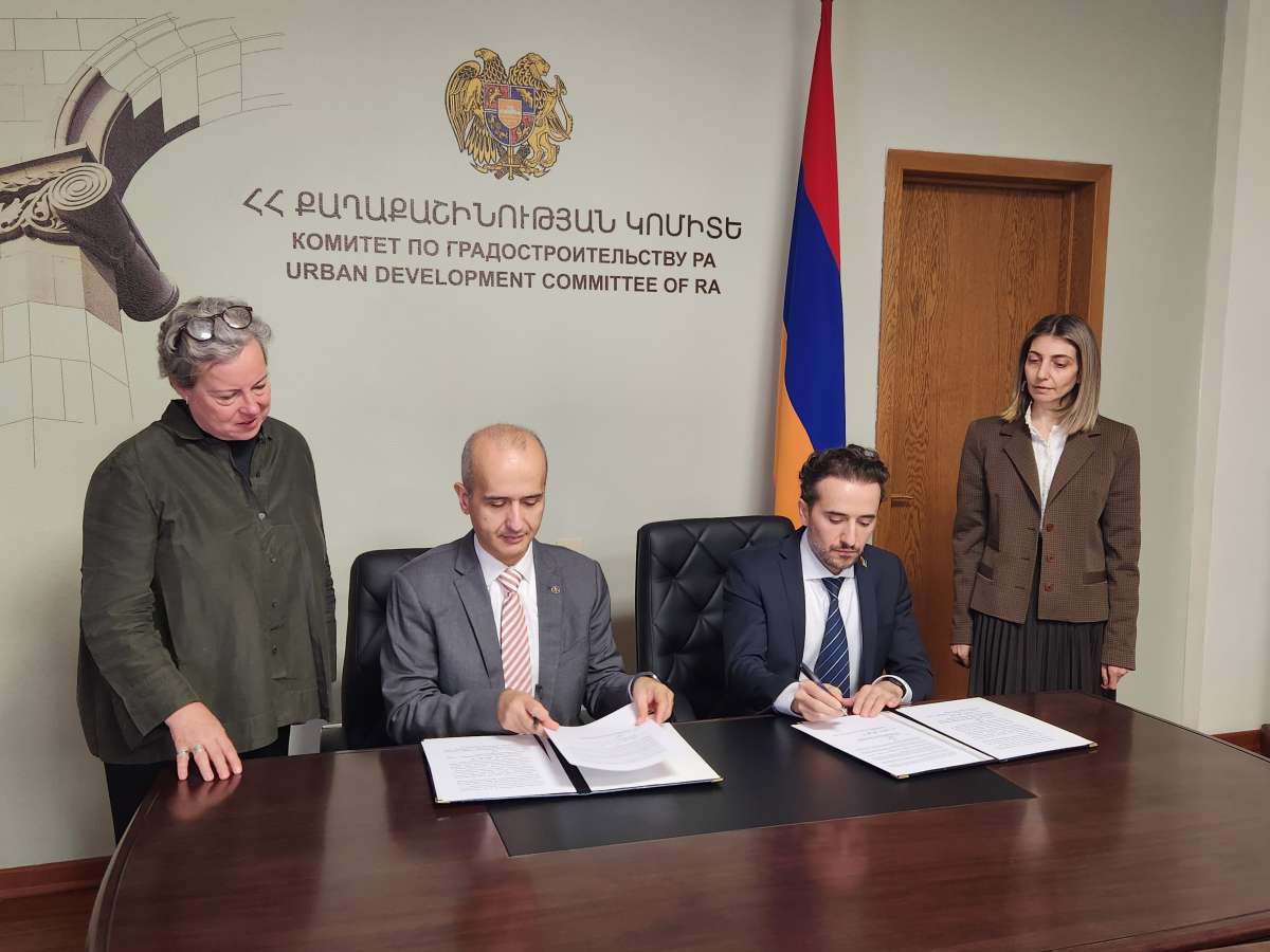 Քաղաքաշինության կոմիտեի և ՄԱԿ-ի Հաբիթաթի միջև ստորագրվել է մտադրությունների նամակ
