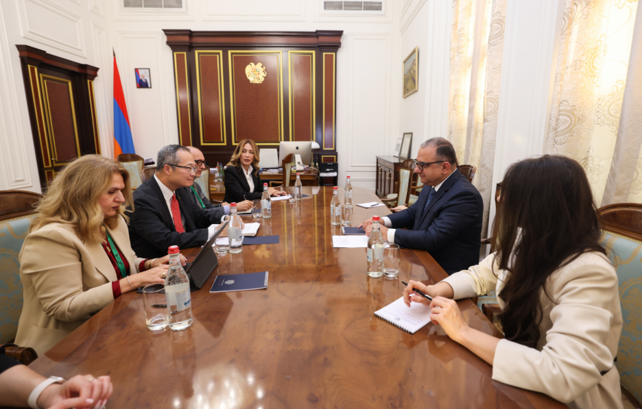 Փոխվարչապետ Տիգրան Խաչատրյանն ընդունել է Համաշխարհային բանկի խմբի փոխնախագահին